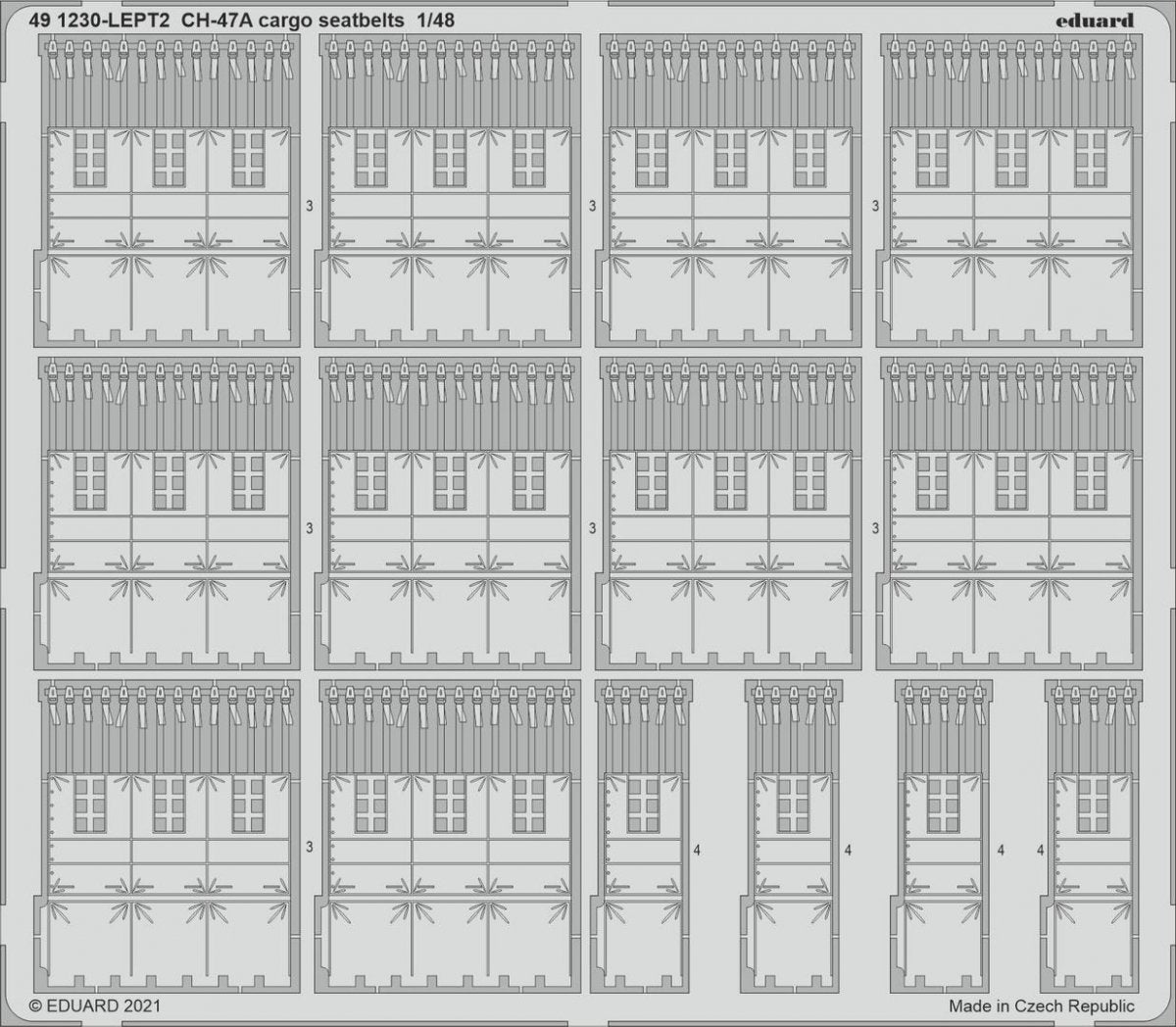 Eduard 491232 TBF-1C interior ACADEMY 1/48 – immagine 2
