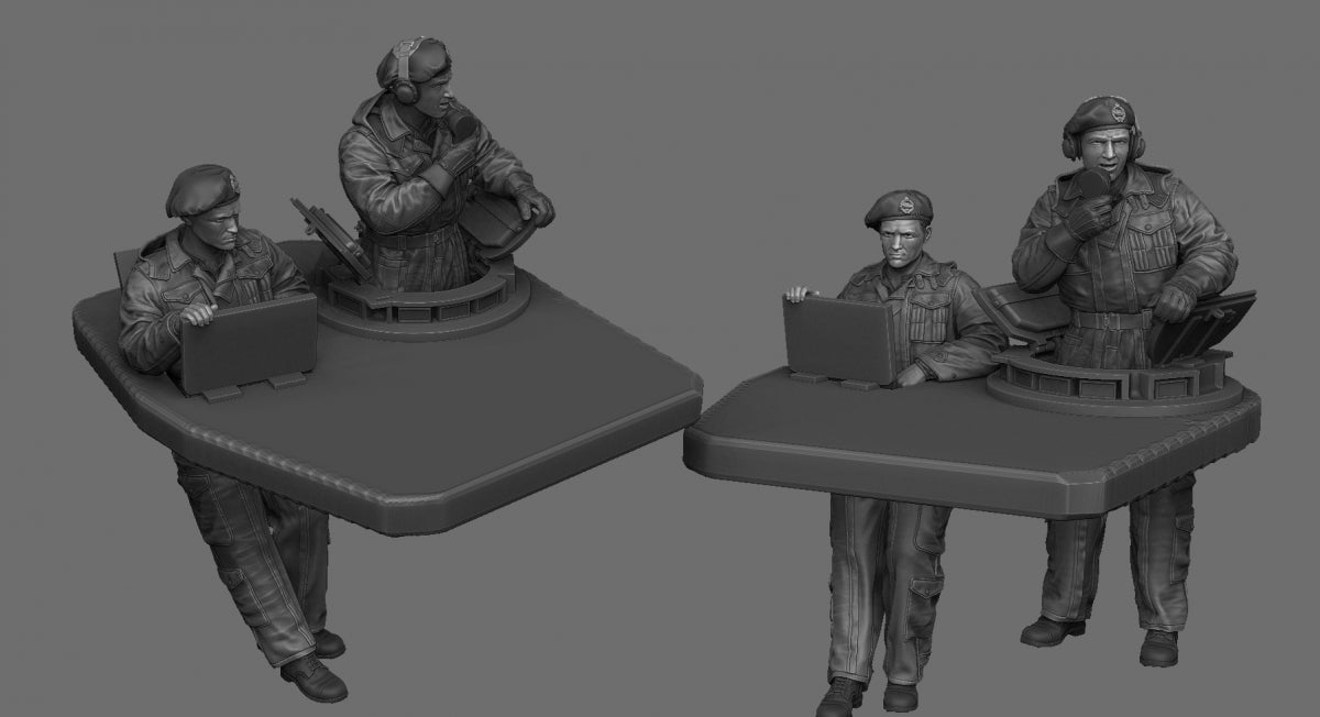 Panzer Art FI35-211 British tanks turret Pixie suit set 1/35 – immagine 4