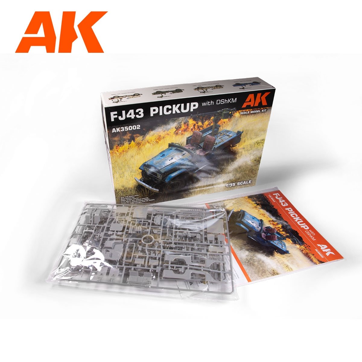 AK Interactive AK35002 FJ43 PICKUP WITH DSHKM 1/35 – zdjęcie 2