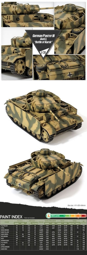 Academy 13545 German Panzer III Ausf L “Battle of Kursk” 1/35 – Bild 6