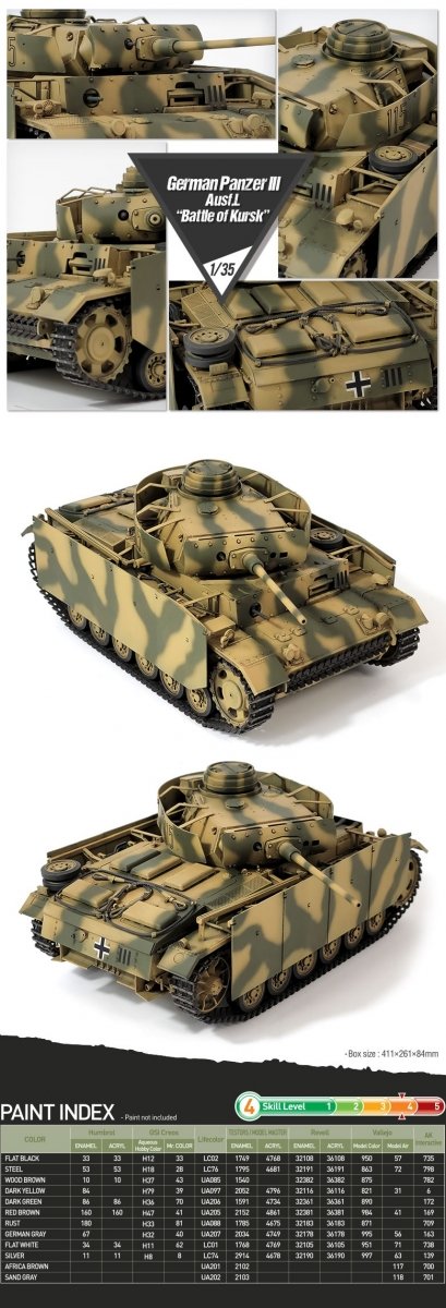Academy 13545 German Panzer III Ausf L “Battle of Kursk” 1/35 – Bild 6