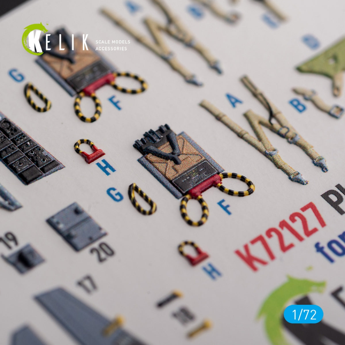 KELIK K72127 FG.1 Phantom - interior 3D decals for Airfix kit 1/72 – immagine 4