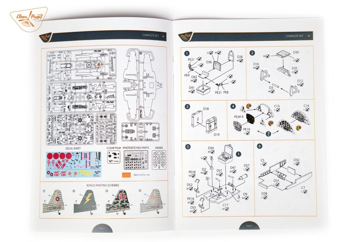 Clear Prop! CP72011 Ki-51 Sonia ADVANCED KIT 1/72 – immagine 8