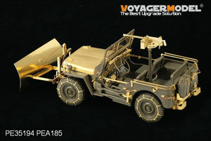 Voyager Model PEA185 WWII U.S. Jeep Willys MB snow plow w/ tyre chains (For TAMIYA /ITALIAN) 1/35 – imagen 3