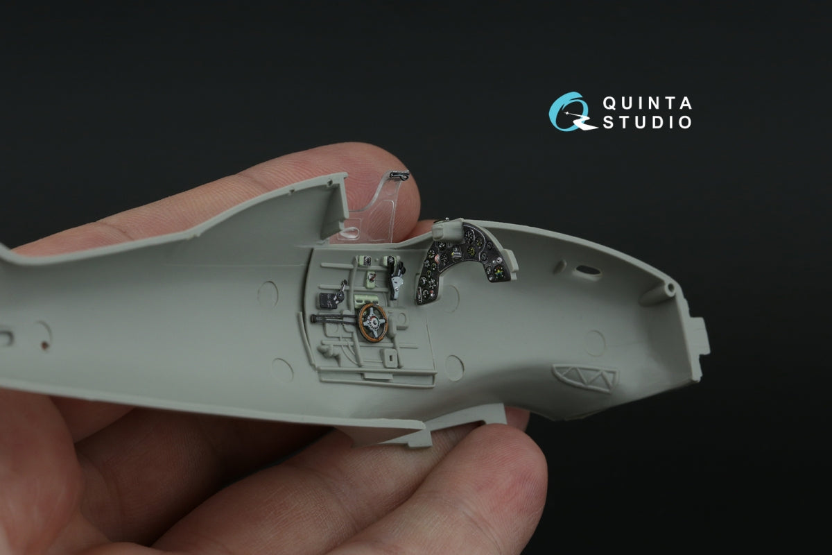 Quinta Studio QD48467 Macchi MC.200 Saetta (Late) 3D-Printed coloured Interior on decal paper (Italeri/Tamiya) 1/48 – Bild 11