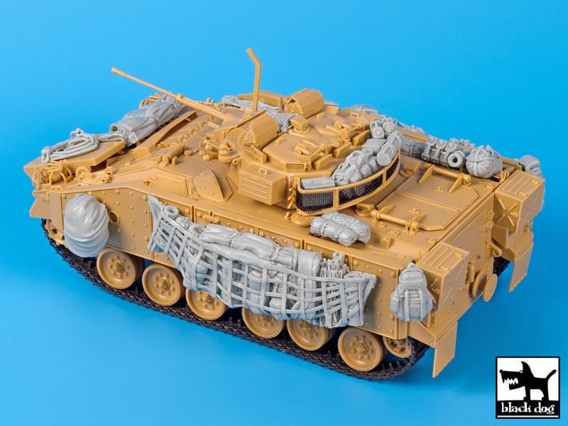 Black Dog T35112 British Warrior MCV accessories set 1/35 – imagen 4