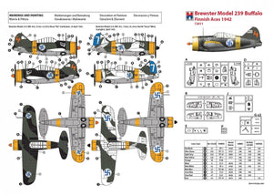 Hobby 2000 72011 Brewster 239 Buffalo As finlandais 1942 1/72 – image 2