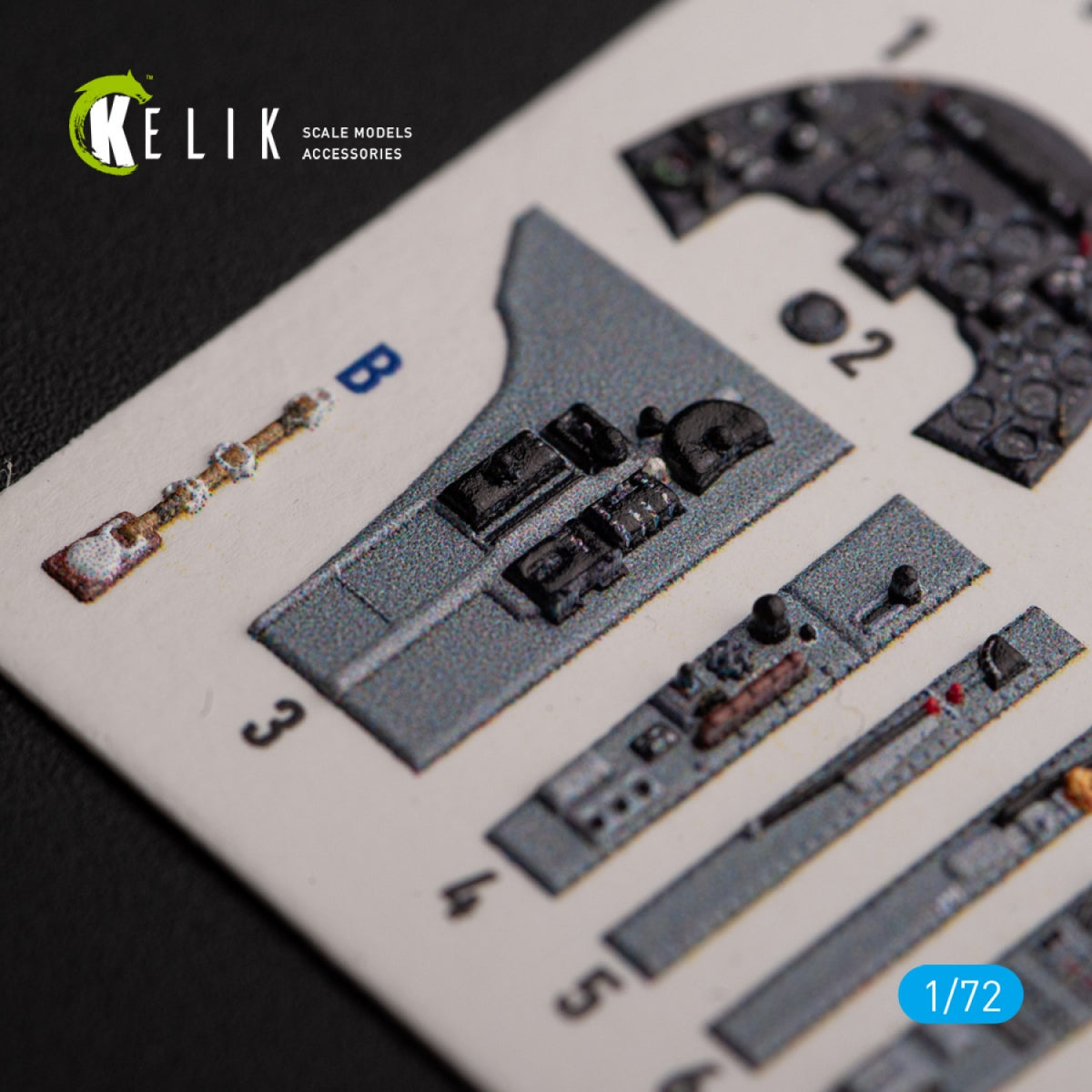 KELIK K72153 Hawker Sea Fury FB.11 - interior 3D decals for Trumpeter kit 1/72 – immagine 5