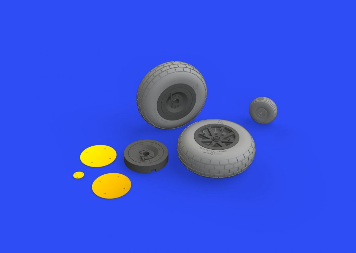 Eduard 632143 P-40N wheels 1/32 – Bild 2