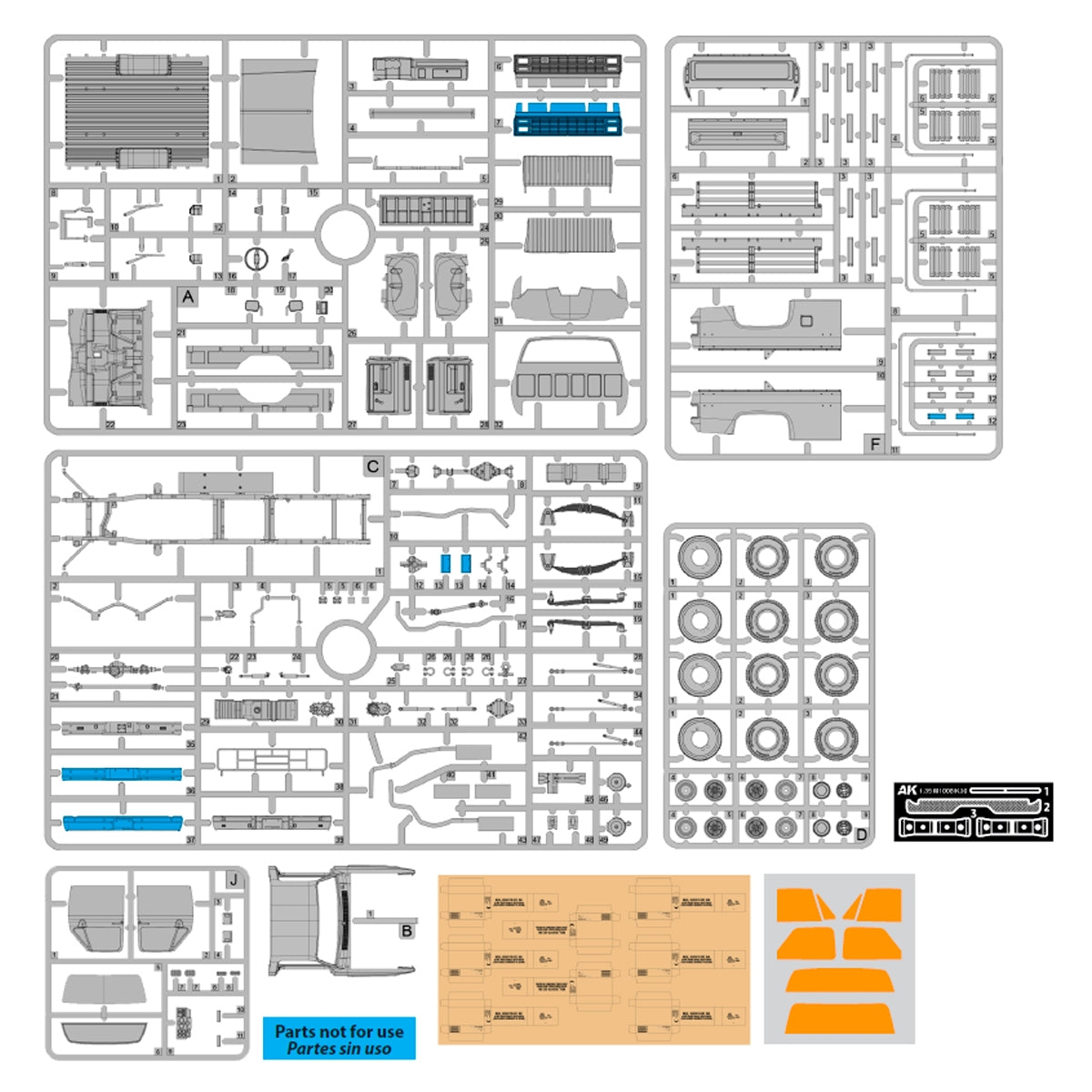 AK Interactive AK35030 M1008 Troop Carrier 1/35 – image 10