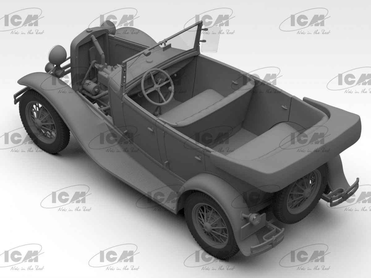 ICM 24051 Model A Standard Phaeton (1930s) American Passenger Car 1/24 – immagine 11