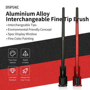 DSPIAE AT-FB04 Fine Brush With Replacable Point Tip - Black / Precyzyjny pędzel z wymienną końcówką – immagine 2