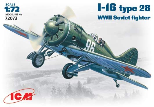 ICM 72073 I-16 type 28 Chasseur soviétique de la Seconde Guerre mondiale (1/72)