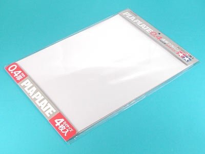 Tamiya 70127 Pla-plate 0.4mm 364x257mm 4 pcs