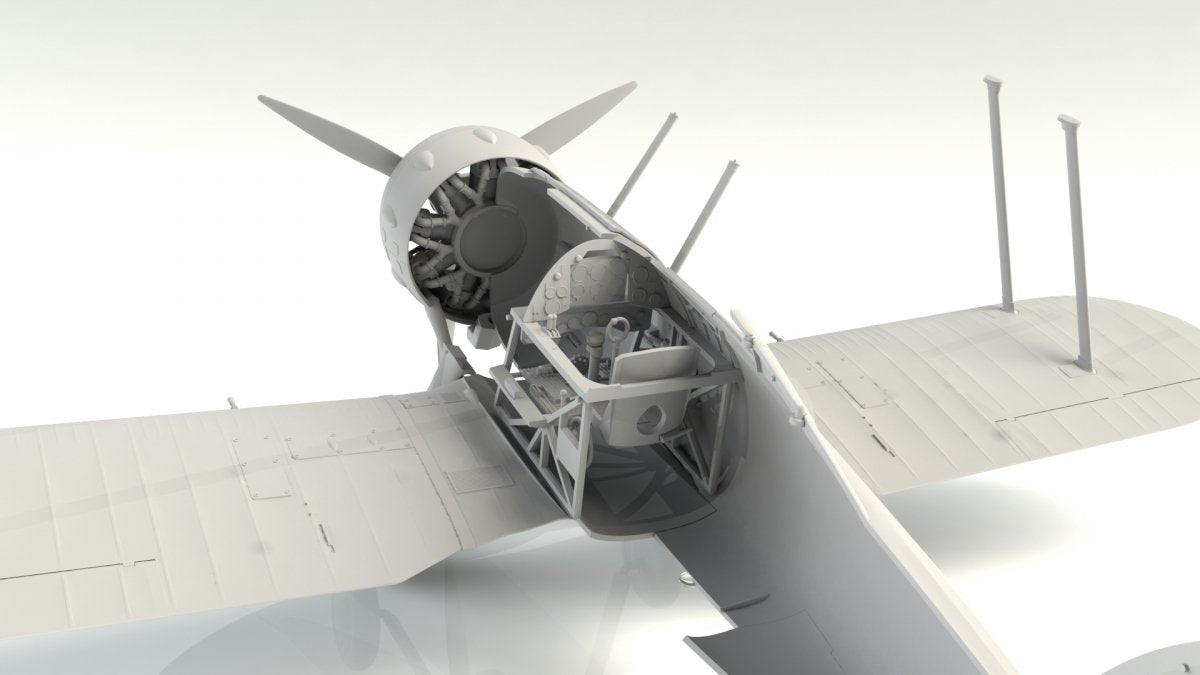 ICM 32041 Gloster Gladiator Mk.II 1/32 – immagine 5