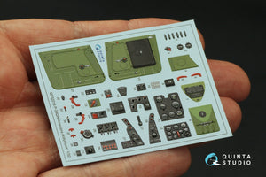 Quinta Studio QD32216 P-39Q/N Airacobra 3D-Printed coloured Interior on decal paper (KittyHawk) 1/32 – imagen 4