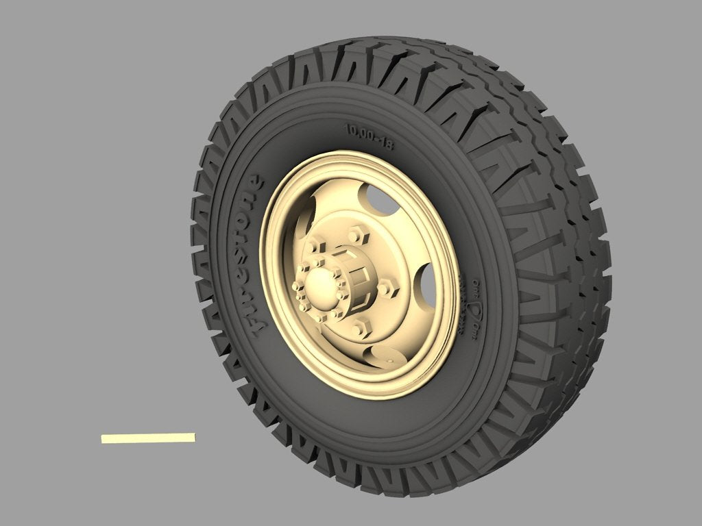 Panzer Art RE35-334 Marmon-Herrington road wheels (Firestone) 1/35 – immagine 2