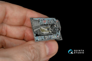 Quinta Studio QD48148 Su-27 3D-Printed &amp;amp; coloured Interior on decal paper (for GWH kit) 1/48 – imagen 4