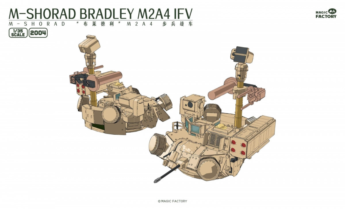 Magic Factory 2004 M-SHORAD Bradley M2A4 IFV 3-in-1 1/35 – imagen 14