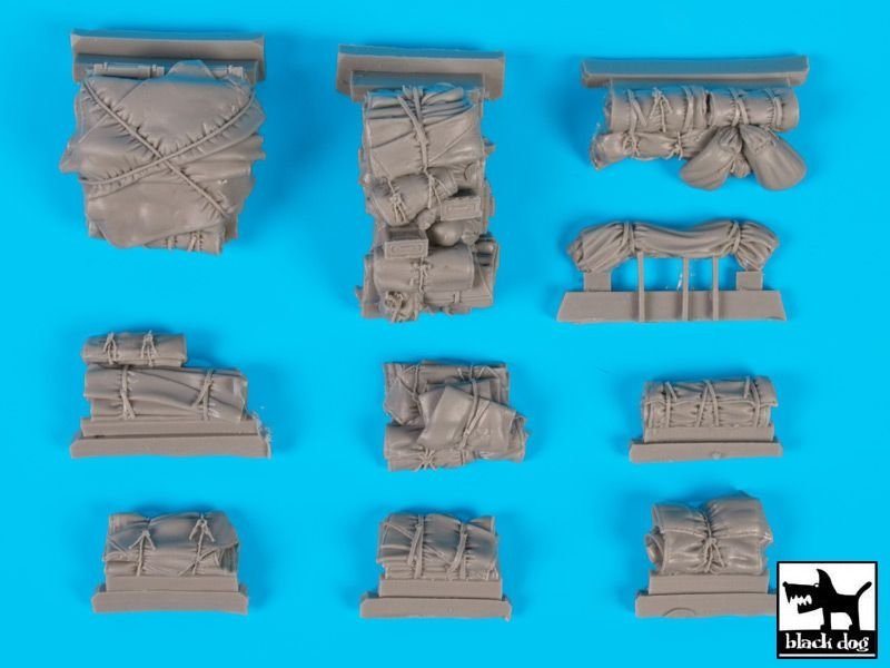 Black Dog T35143 Tentage+bedrols N 1/35 – imagen 6