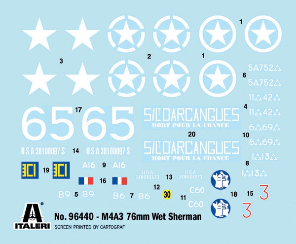 Italeri 96440 M4A3 76mm WET SHERMAN 1/35 – image 3