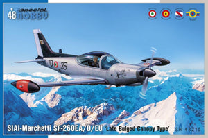 Special Hobby 48215 SIAI-Marchetti SF-260EA/D/EU ‘ Late Bulged Canopy Type’ 1/48