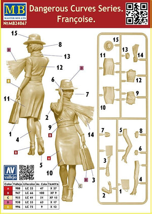 Master Box 24067 Dangerous Curves: Francoise 1/24 – image 3