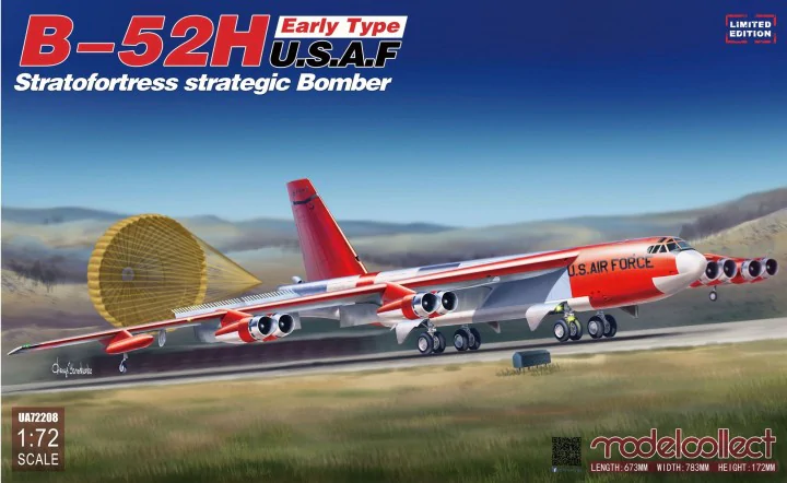 Modelcollect UA72208 B-52H Early Type USAF Stratofortress Strategic Bomber 1/72