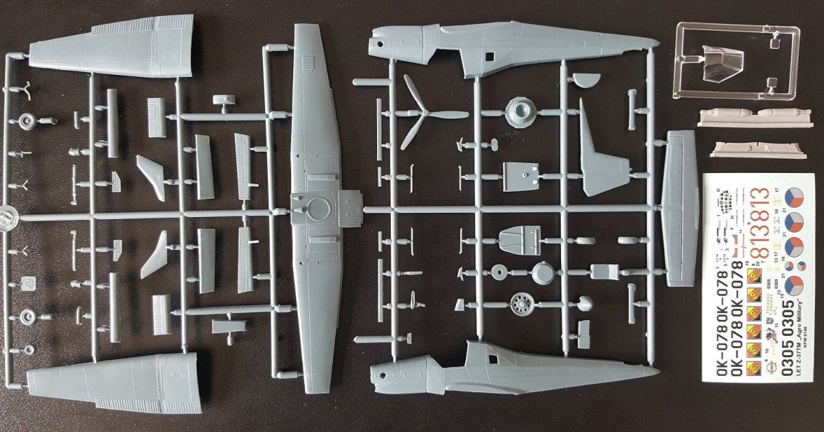 Kovozavody Prostejov KPM0146 Z-37TM Turbo Military 1/72 – imagen 3