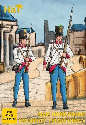Hat 8334 Napoleonic Hungarian Infantry (Marching - 40 figures) 1/72