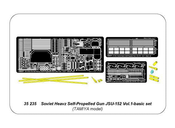 Aber 35235 Soviet heavy self-propelled gun JSU-152 - vol.1 - basic set 1/35 – zdjęcie 8
