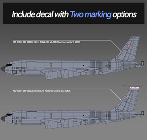Academy 12638 USAF KC-135R Stratotanker 1/144 – zdjęcie 5