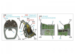 Quinta Studio QD72043 Spitfire Mk.VIII 3D-Printed &amp;amp; coloured Interior on decal paper (Eduard) 1/72 – immagine 2