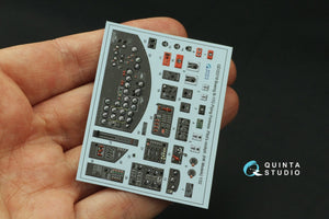 Quinta Studio QD32218 Boeing B-17G Navigator, bombardier, waist and tail gunners compartments. 3D-Printed coloured Interior (HK models) 1/32 – immagine 6