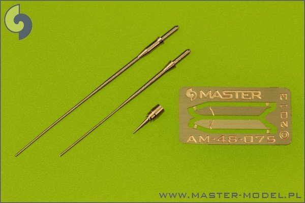 Master AM-48-075 SAAB JAS 39 Gripen - Pitot Tubes &amp;amp; Angle Of Attack probes 1/48