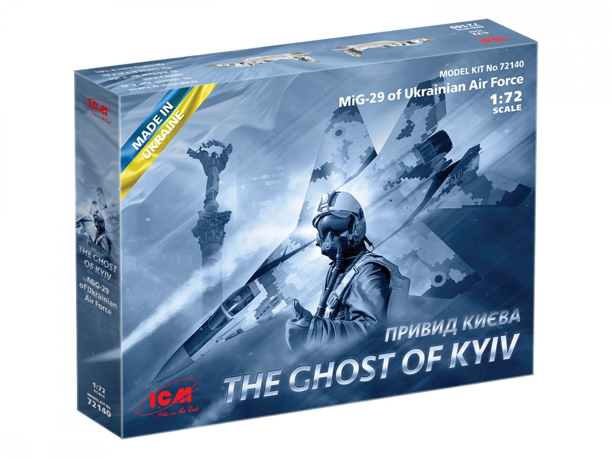 ICM 72140 THE GHOST OF KYIV, MIG-29 of Ukrainian Air Force 1/72 – imagen 2