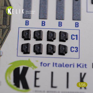 KELIK K35024 HUMVEE HMMWV M1036 with TOW Desert version Interior 3D Decal for Italeri kit 1/35 – Bild 7