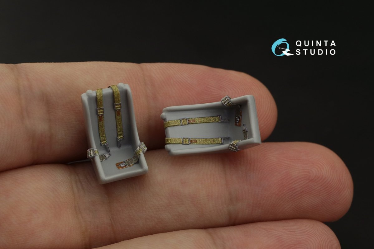 Quinta Studio QD48228 T-6G 3D-Printed &amp;amp; coloured Interior on decal paper (Italeri) 1/48 – immagine 10