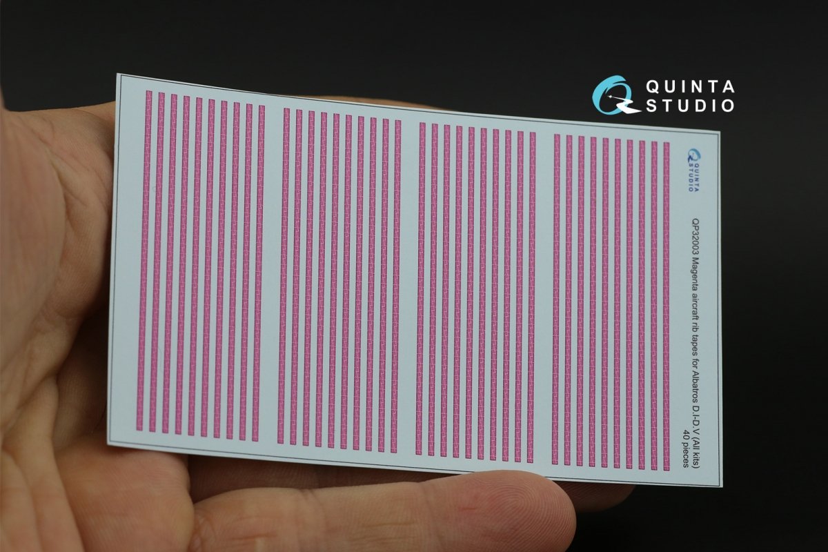Quinta Studio QP32003 Magenta rib tapes Albatros DI-DV (All kits) 1/32 – image 8
