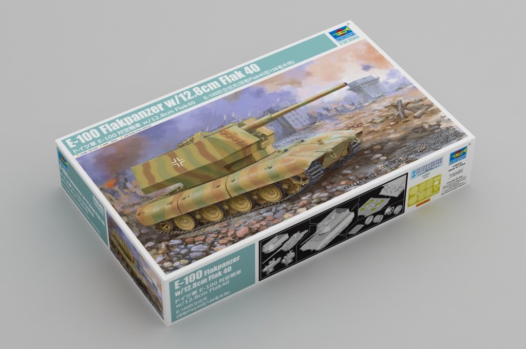 Trumpeter 09585 E-100 Flakpanzer w/12.8cm Flak 40 1/35 – imagen 2
