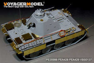 Voyager Model PE35998 WWII German FlaKPanzer V FlaKvierling 20mm MG 151/20 Basic For TAKOM 2105 1/35 – immagine 10