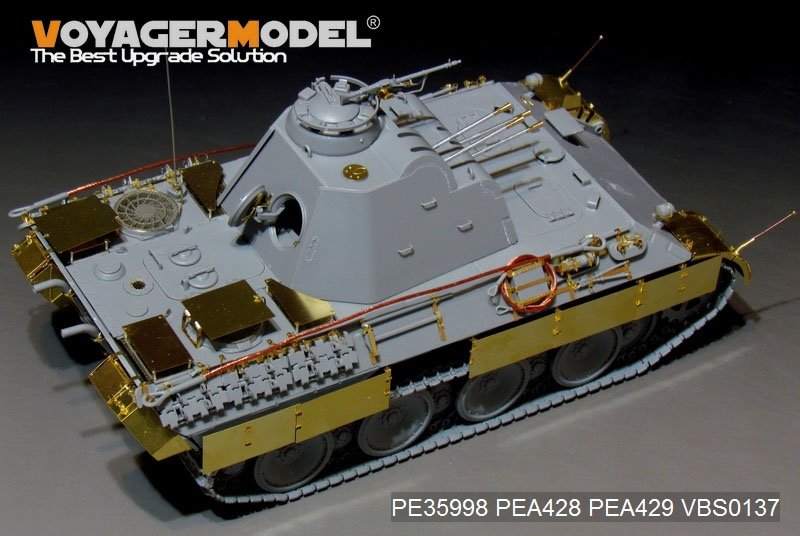 Voyager Model PE35998 WWII German FlaKPanzer V FlaKvierling 20mm MG 151/20 Basic For TAKOM 2105 1/35 – immagine 10