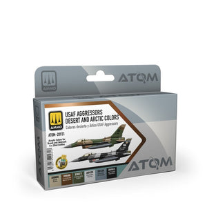 AMMO by Mig Jimenez 20931 ATOM USAF Aggressors Desert and Artic colors Set