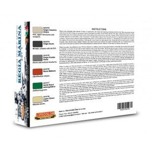 Coffret de peinture acrylique Lifecolor CS15 « Navires italiens » (6 x 22 ml) – image 2