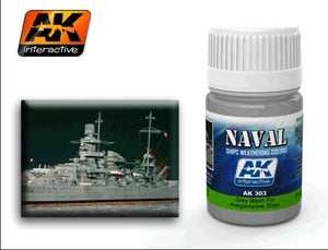 AK Interactive AK303 Gray Wash For Kriegsmarine Ships 35ml