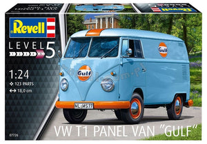 Revell 07726 VW T1 Panel Van - Gulf Decoration 1/24 – imagen 2