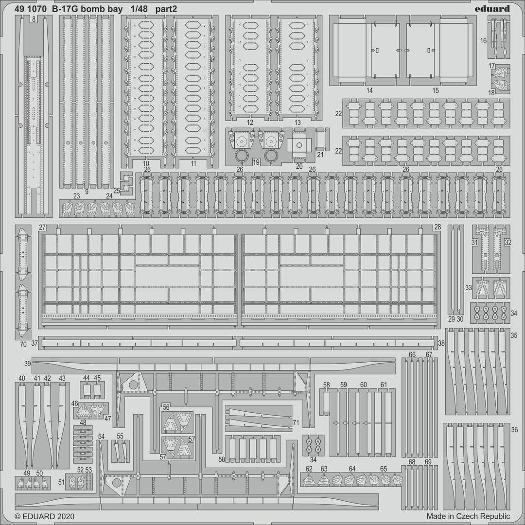 Eduard 491070 B-17G bomb bay 1/48 HK MODELS – Bild 2
