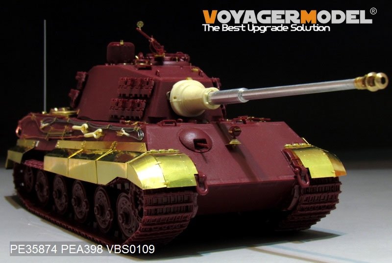 Voyager Model PE35874 WWII German King Tiger (Hensehel Turret) for MENG 1/35 – Bild 2