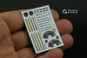 Quinta Studio QD32124 DH 82A Tiger Moth 3D-Printed &amp;amp; coloured Interior on decal paper (ICM) 1/32 – Bild 2