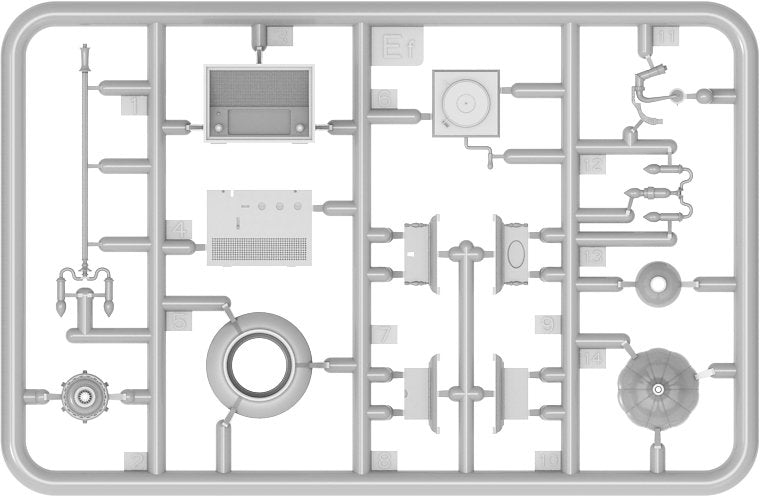 MiniArt 35646 LIVING ROOM INTERIOR 1/35 – immagine 8